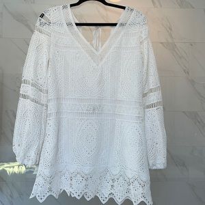 NWOT Blue Blush Lace Dress